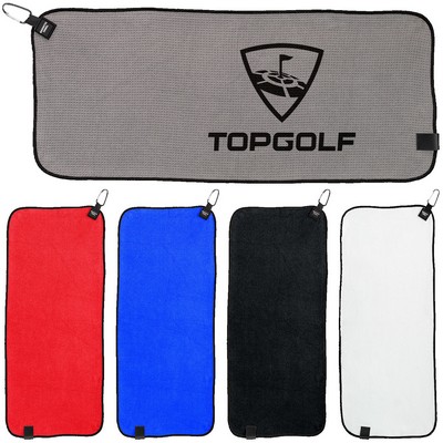 Maggy 28" X 12.5" Magnetic Waffle Golf Towel