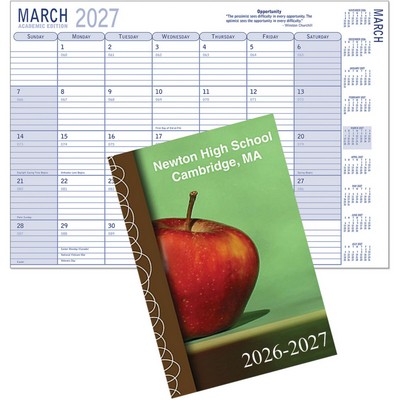 Full Color 7x10 Academic Monthly Planner